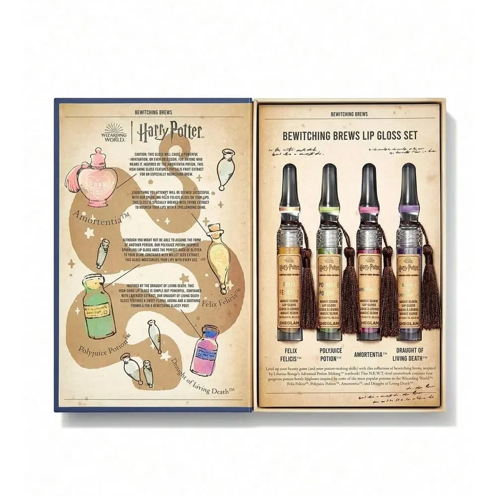 Harry Potter Potions Classes Bewitching Brews Lip Gloss Set Sheglam